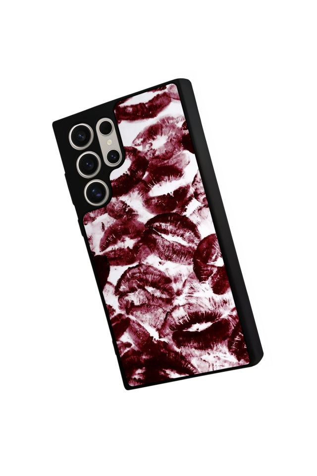Samsung Galaxy S22 Ultra Uyumlu Dudak Tasarımlı Glossy Premium Kılıf