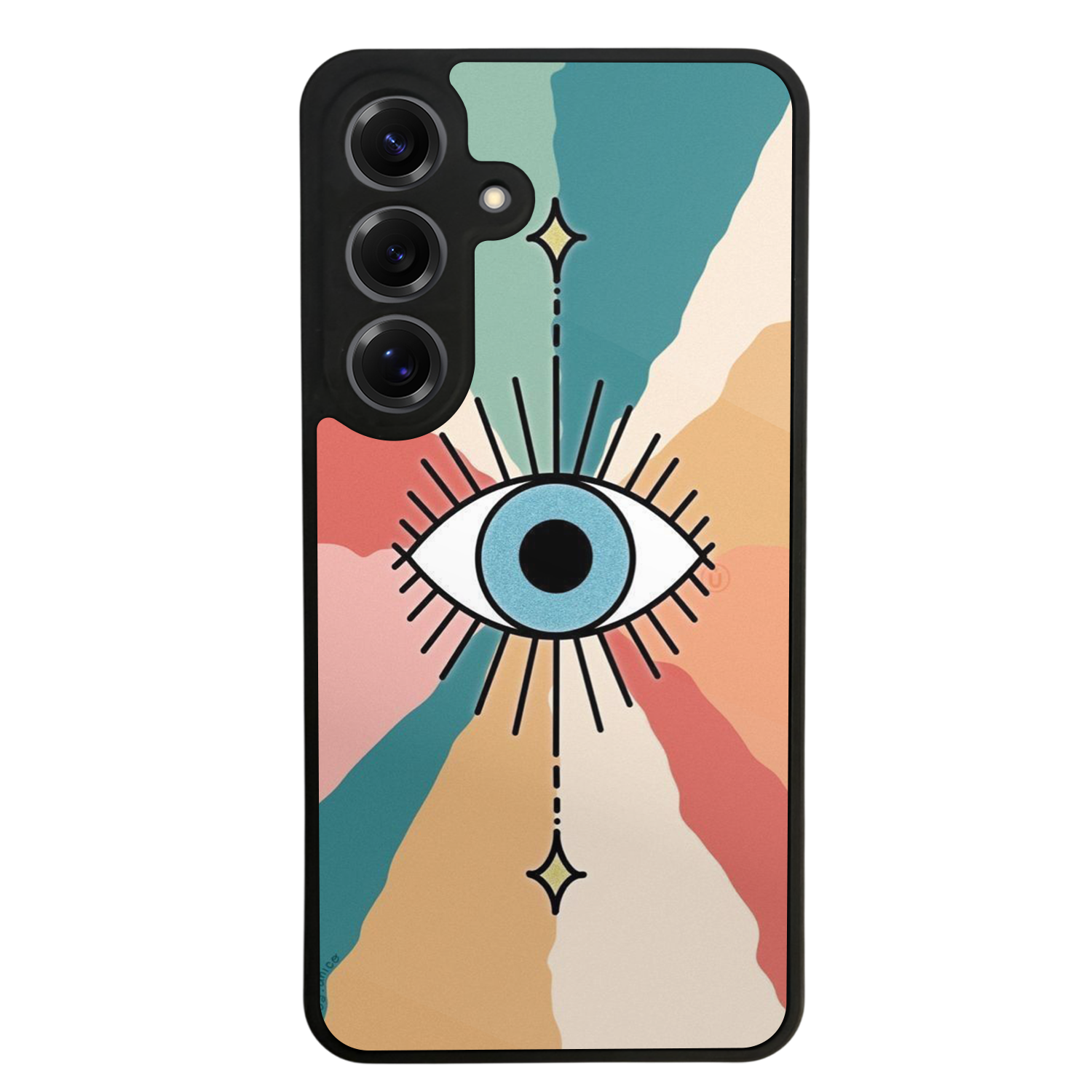 Samsung Galaxy S25 Uyumlu Göz Tasarımlı Glossy Premium Kılıf