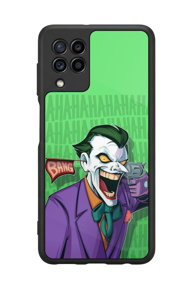 Samsung Galaxy M32 Uyumlu Joker Tasarımlı Glossy Premium Kılıf