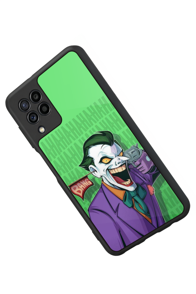 Samsung Galaxy M32 Uyumlu Joker Tasarımlı Glossy Premium Kılıf