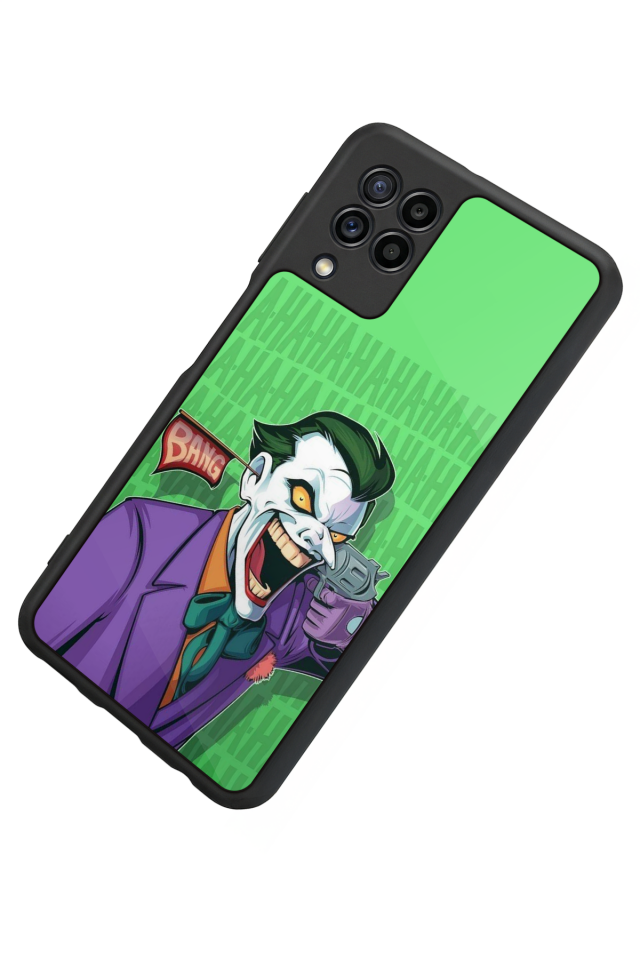 Samsung Galaxy M32 Uyumlu Joker Tasarımlı Glossy Premium Kılıf