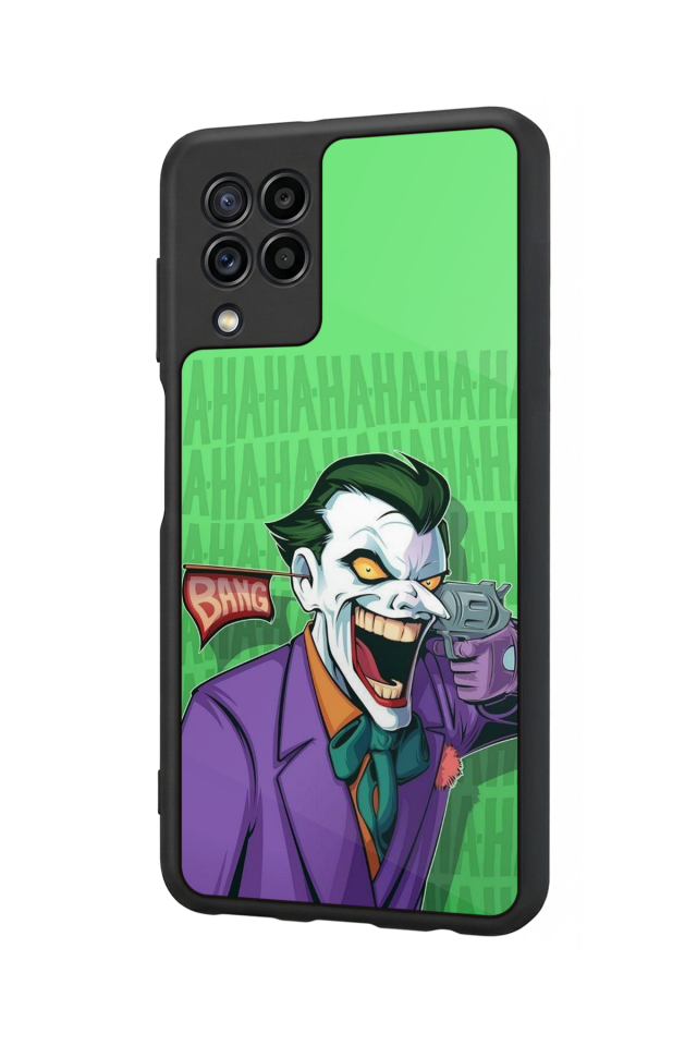 Samsung Galaxy M32 Uyumlu Joker Tasarımlı Glossy Premium Kılıf