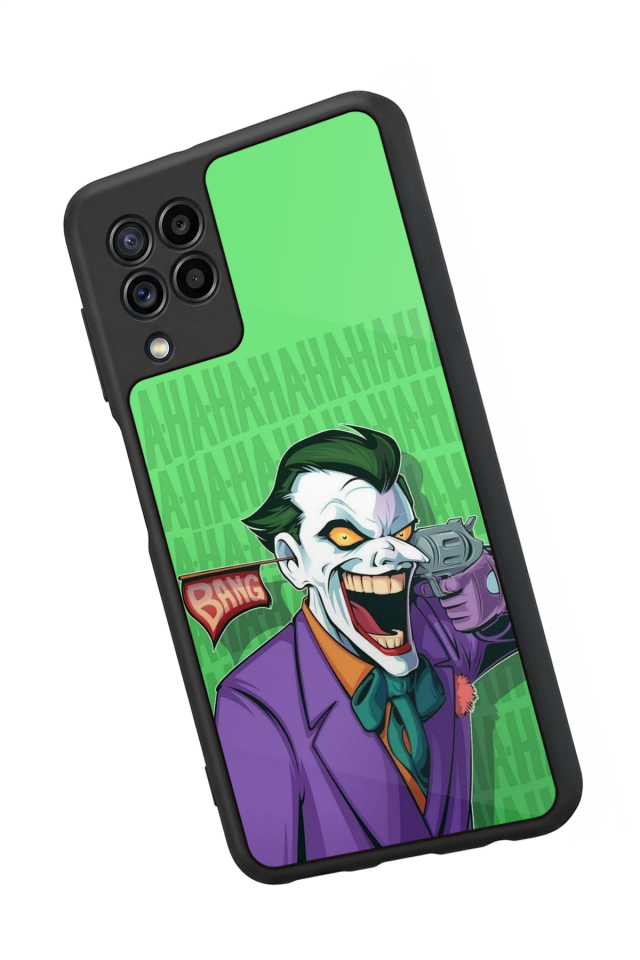 Samsung Galaxy M32 Uyumlu Joker Tasarımlı Glossy Premium Kılıf