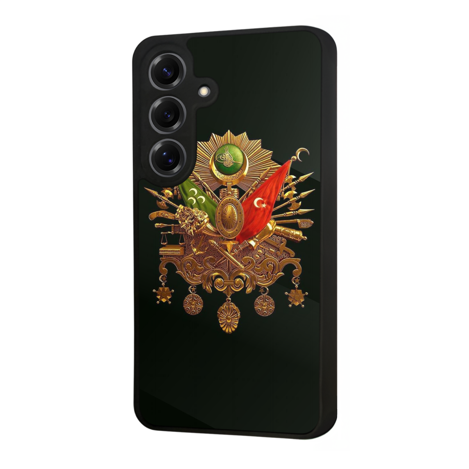 Samsung Galaxy S25 Uyumlu Osmanli Tugrasi Tasarımlı Glossy Premium Kılıf