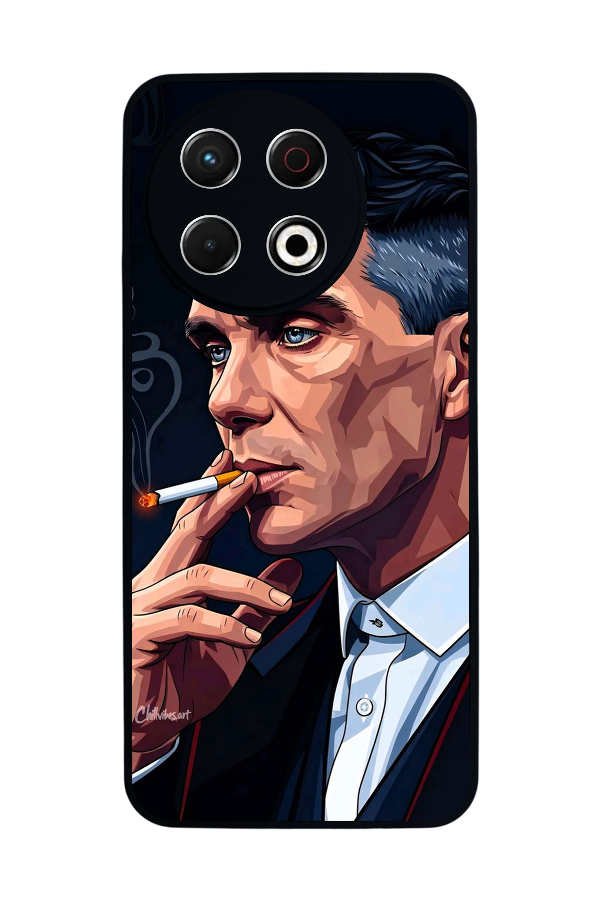 Tecno Spark 30 Pro Uyumlu Peaky Blinders Tasarımlı Glossy Premium Kılıf