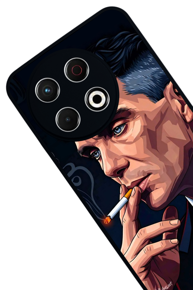 Tecno Spark 30 Pro Uyumlu Peaky Blinders Tasarımlı Glossy Premium Kılıf