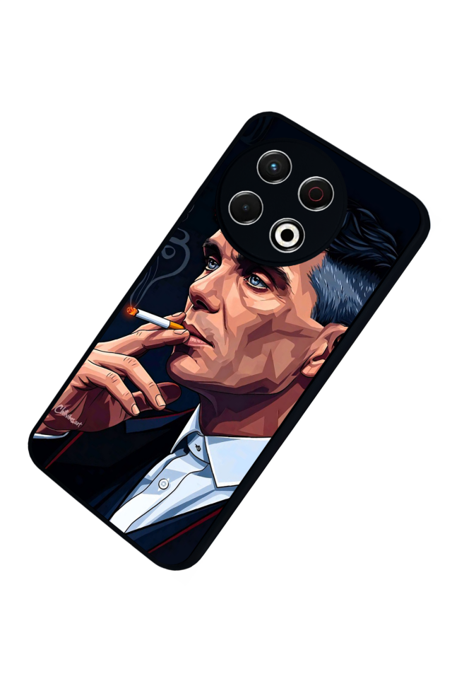 Tecno Spark 30 Pro Uyumlu Peaky Blinders Tasarımlı Glossy Premium Kılıf