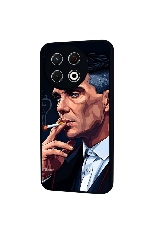 Tecno Spark 30 Pro Uyumlu Peaky Blinders Tasarımlı Glossy Premium Kılıf