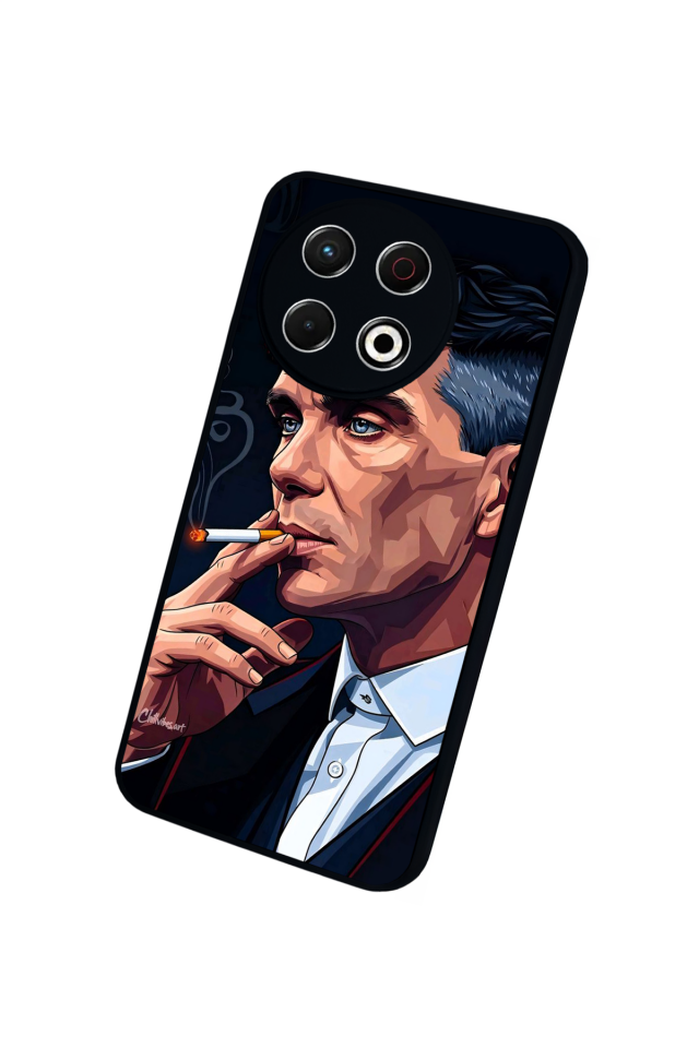 Tecno Spark 30 Pro Uyumlu Peaky Blinders Tasarımlı Glossy Premium Kılıf