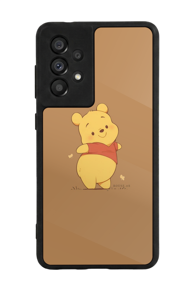 Samsung Galaxy A73 Uyumlu Winnie Tasarımlı Glossy Premium Kılıf