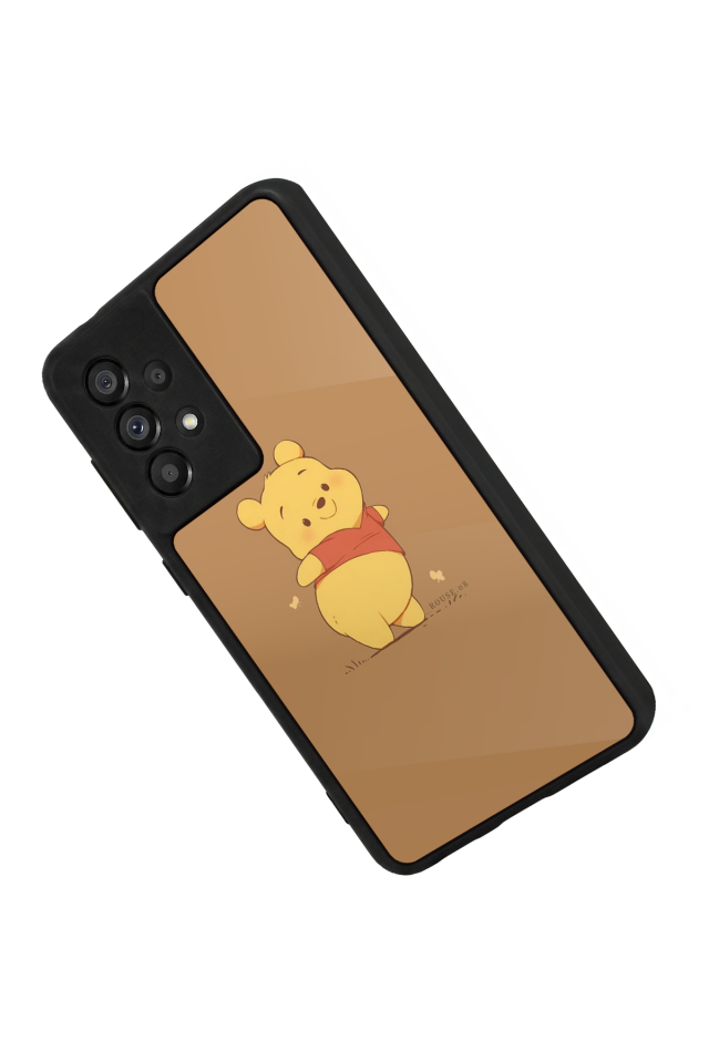 Samsung Galaxy A73 Uyumlu Winnie Tasarımlı Glossy Premium Kılıf
