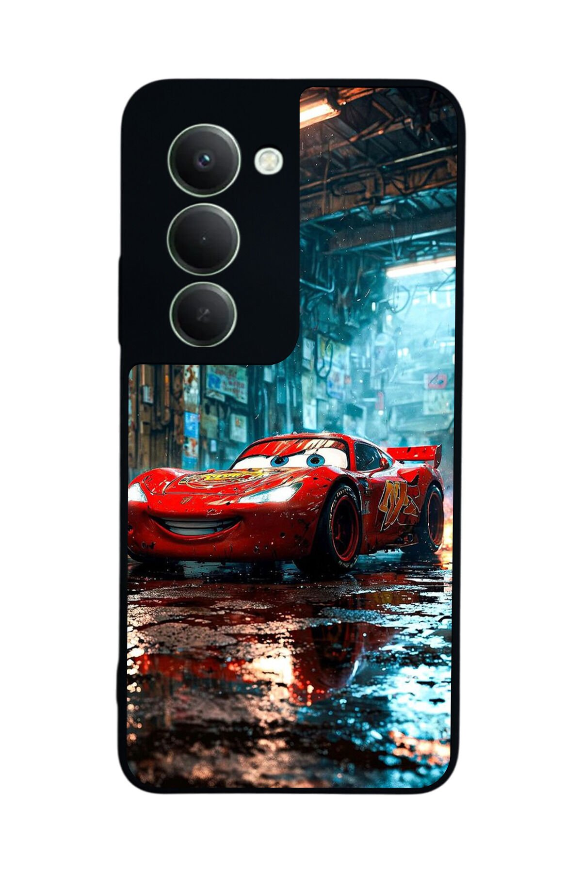 Xiaomi Redmi 15 5G Uyumlu Şimsek McQueen Tasarımlı Glossy Premium Kılıf
