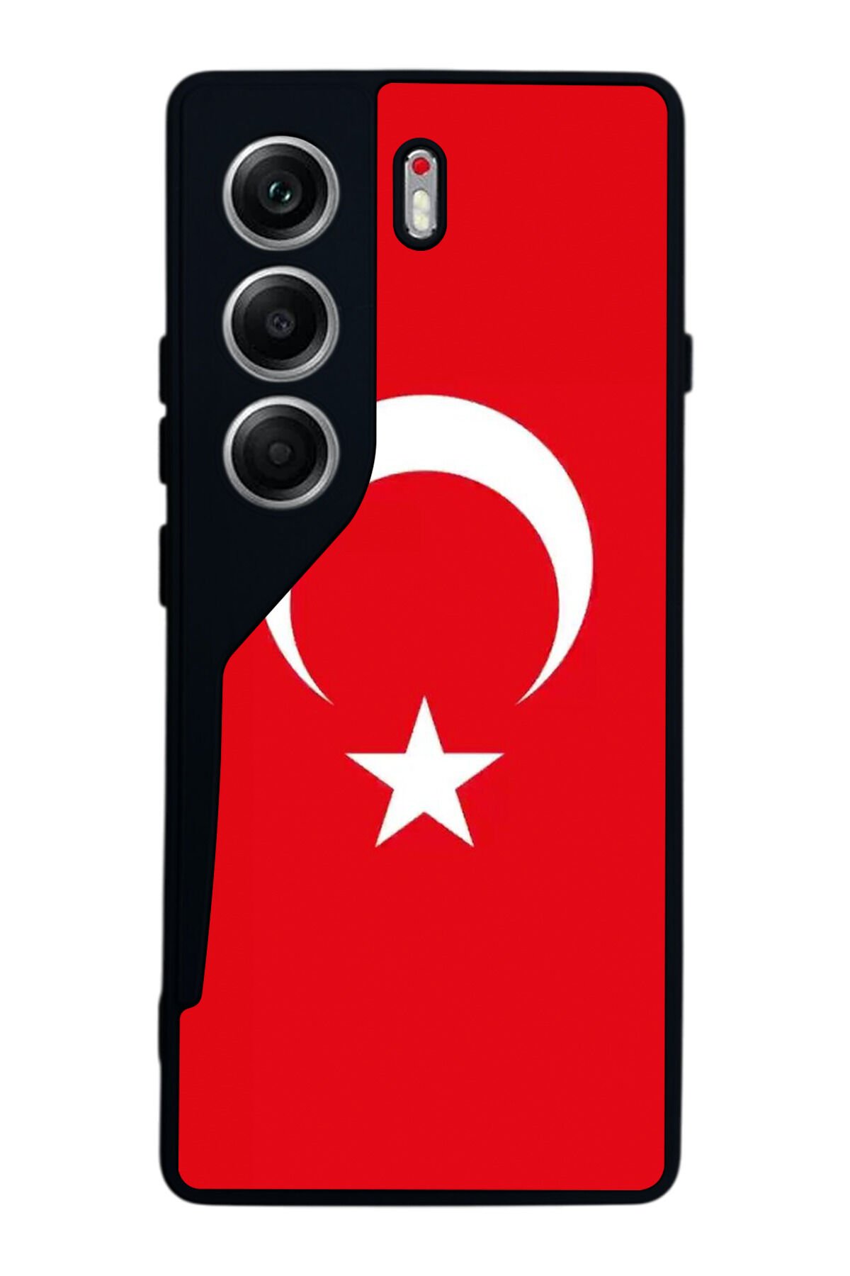 Tecno Camon 40 Uyumlu Türk Bayragi Tasarımlı Glossy Premium Kılıf