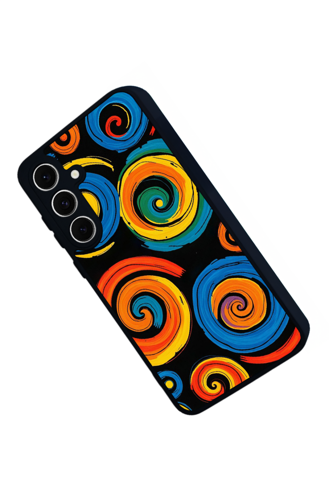 Samsung Galaxy S24 FE Uyumlu Abstract Tasarımlı Glossy Premium Kılıf