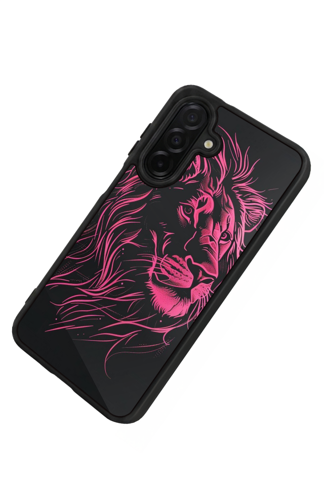 Samsung Galaxy A26 Uyumlu Aslan Tasarımlı Glossy Premium Kılıf