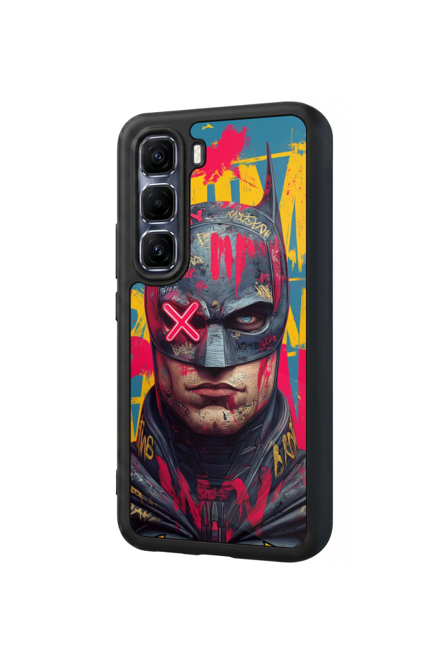 Infinix Hot 60 Pro Plus Uyumlu Batman Tasarımlı Glossy Premium Kılıf