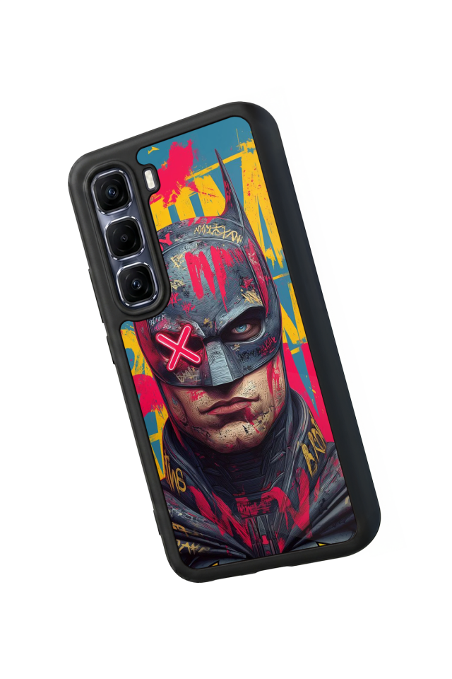 Infinix Hot 60 Pro Plus Uyumlu Batman Tasarımlı Glossy Premium Kılıf