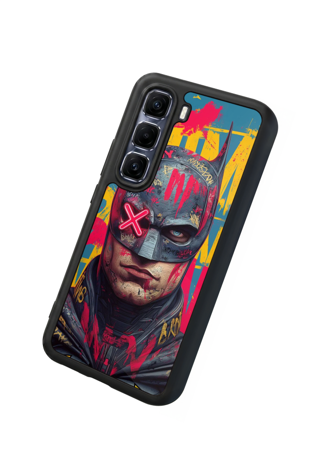 Infinix Hot 60 Pro Plus Uyumlu Batman Tasarımlı Glossy Premium Kılıf