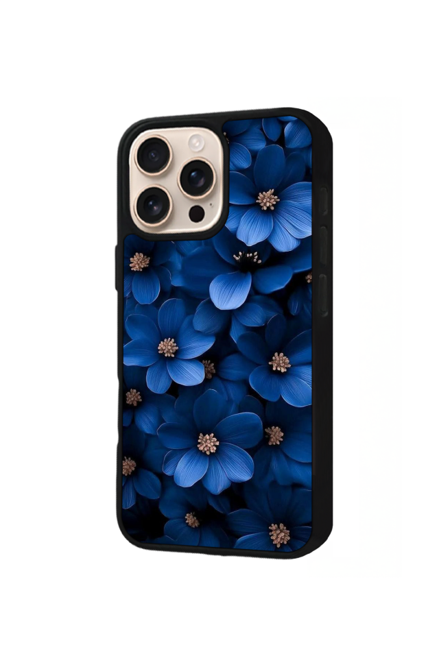 iPhone 16 Pro Uyumlu Cicek Tasarımlı Glossy Premium Kılıf