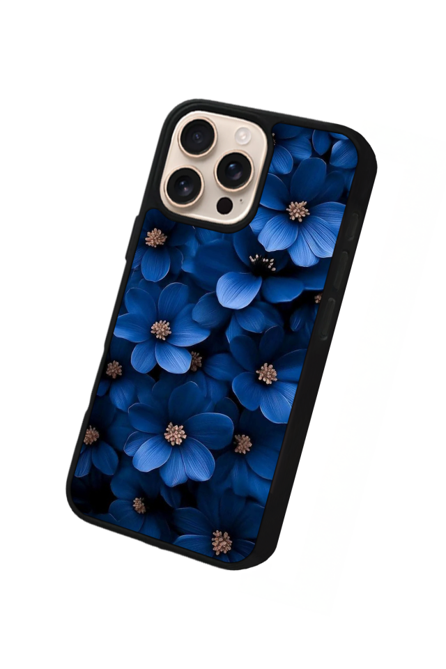 iPhone 16 Pro Uyumlu Cicek Tasarımlı Glossy Premium Kılıf