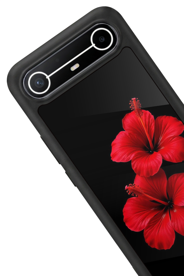 Tecno Spark Slim 5G Uyumlu Cicek Tasarımlı Glossy Premium Kılıf