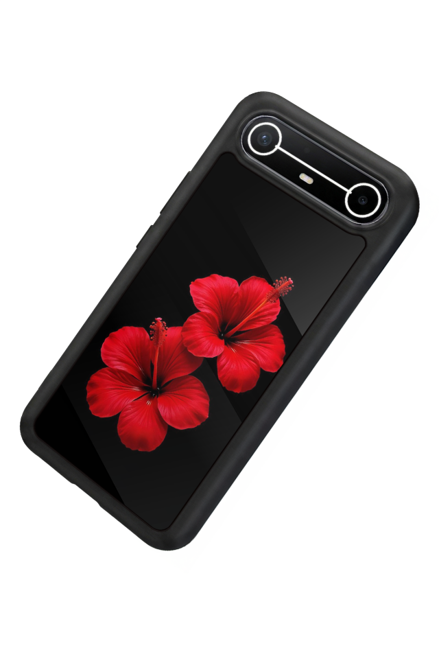 Tecno Spark Slim 5G Uyumlu Cicek Tasarımlı Glossy Premium Kılıf