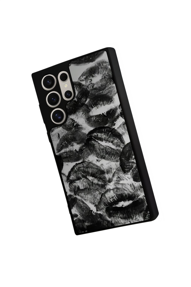 Samsung Galaxy S22 Ultra Uyumlu Dudak Tasarımlı Glossy Premium Kılıf