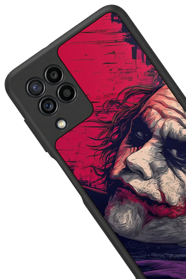 Samsung Galaxy M32 Uyumlu Joker Tasarımlı Glossy Premium Kılıf