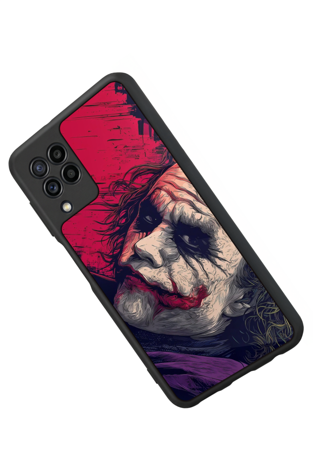 Samsung Galaxy M32 Uyumlu Joker Tasarımlı Glossy Premium Kılıf