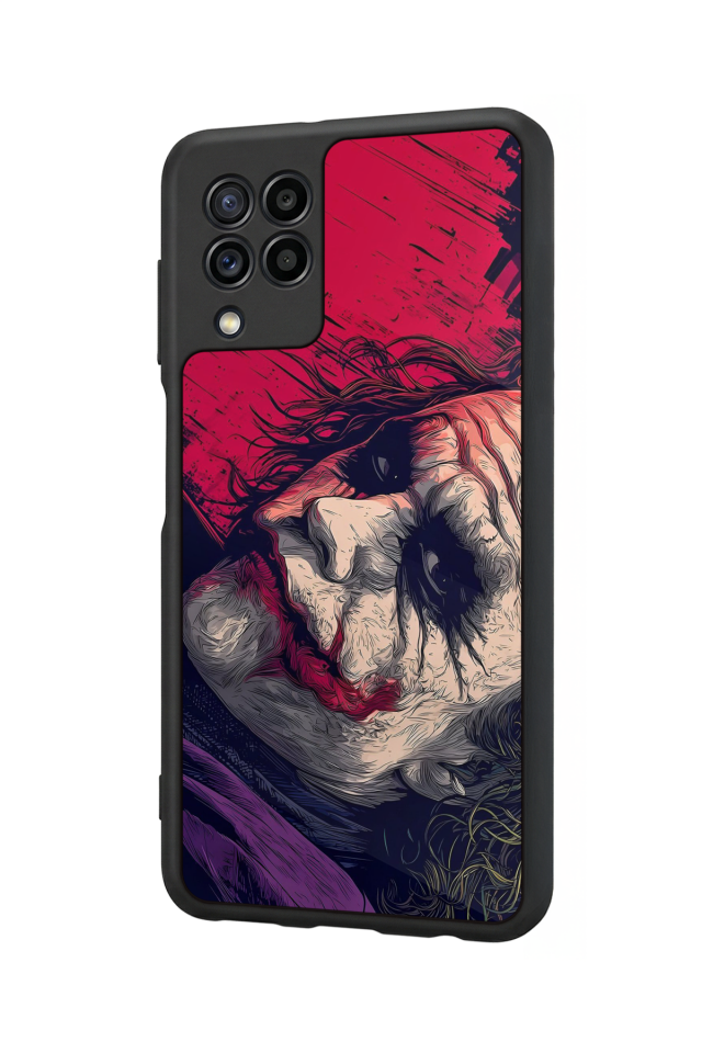 Samsung Galaxy M32 Uyumlu Joker Tasarımlı Glossy Premium Kılıf