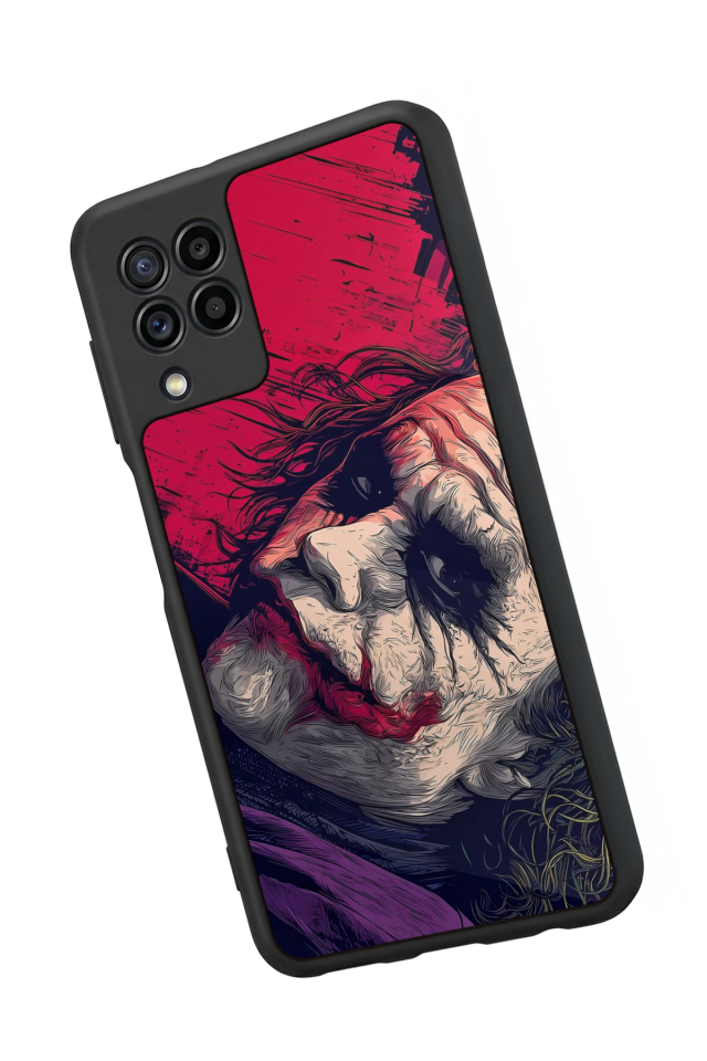 Samsung Galaxy M32 Uyumlu Joker Tasarımlı Glossy Premium Kılıf