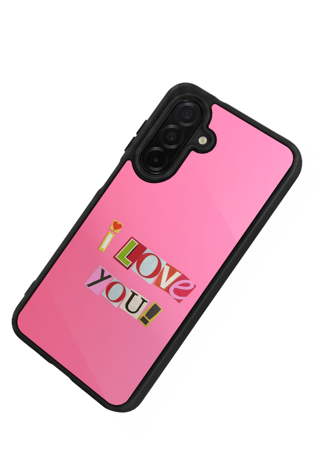 Samsung Galaxy A56 Uyumlu Kalp Love Tasarımlı Glossy Premium Kılıf