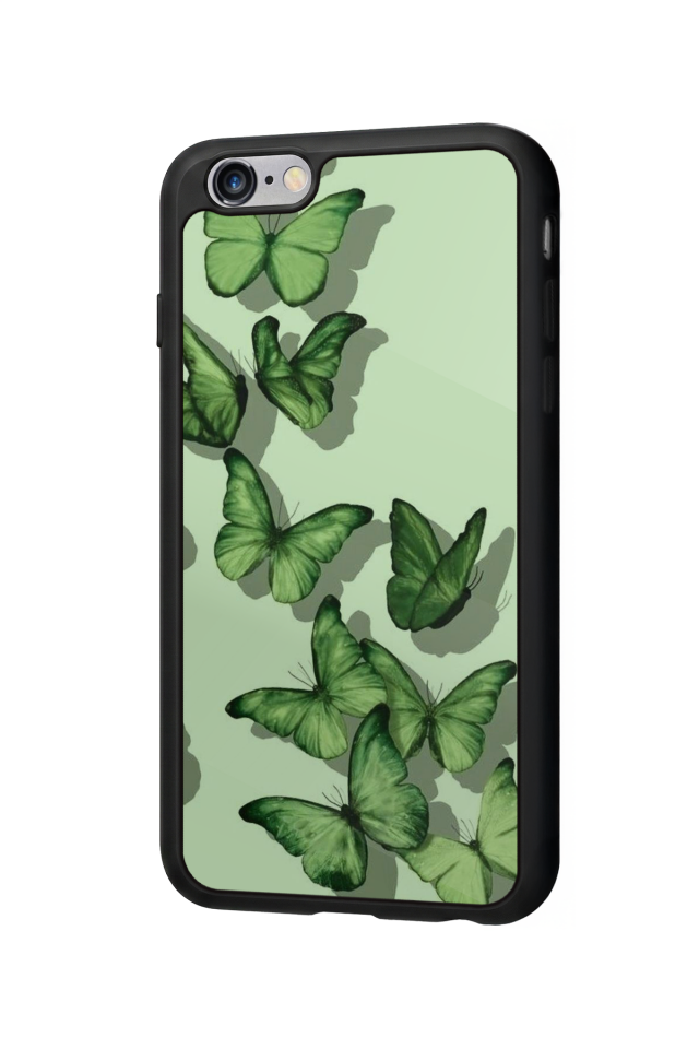 iPhone 6 Plus Uyumlu Kelebek Tasarımlı Glossy Premium Kılıf
