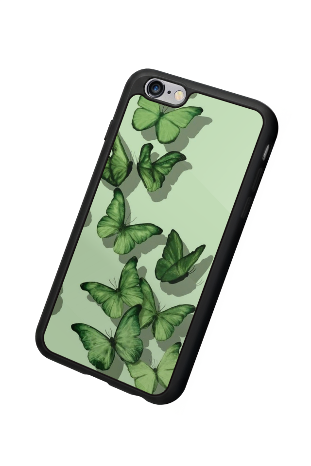 iPhone 6 Plus Uyumlu Kelebek Tasarımlı Glossy Premium Kılıf