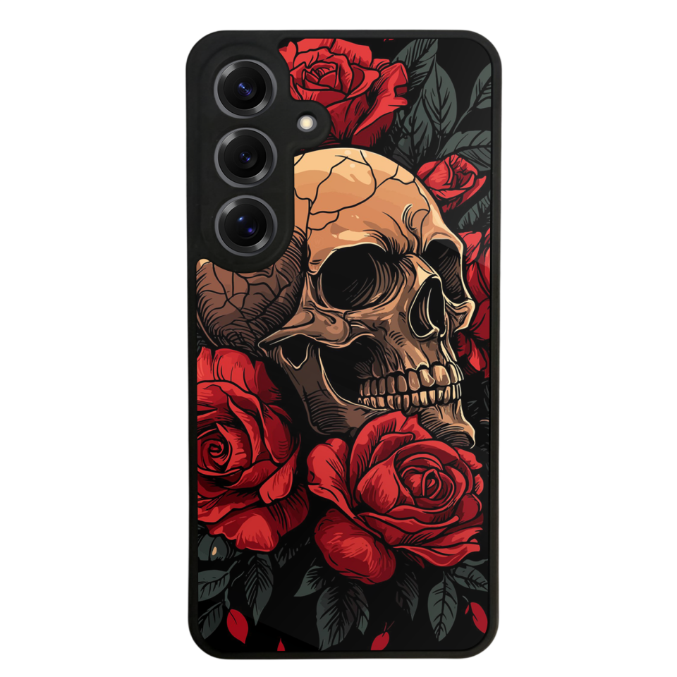 Samsung Galaxy S25 Uyumlu KuruKafa Tasarımlı Glossy Premium Kılıf