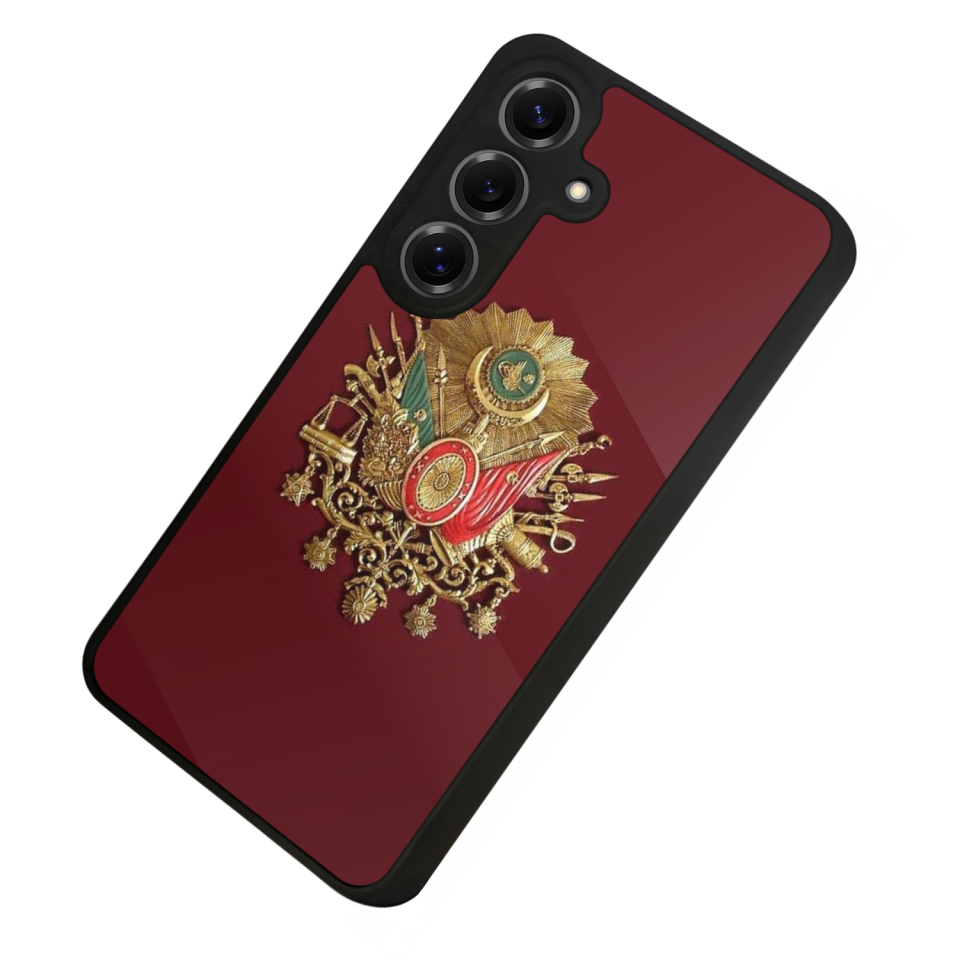 Samsung Galaxy S25 Uyumlu Osmanli Tugrasi Tasarımlı Glossy Premium Kılıf