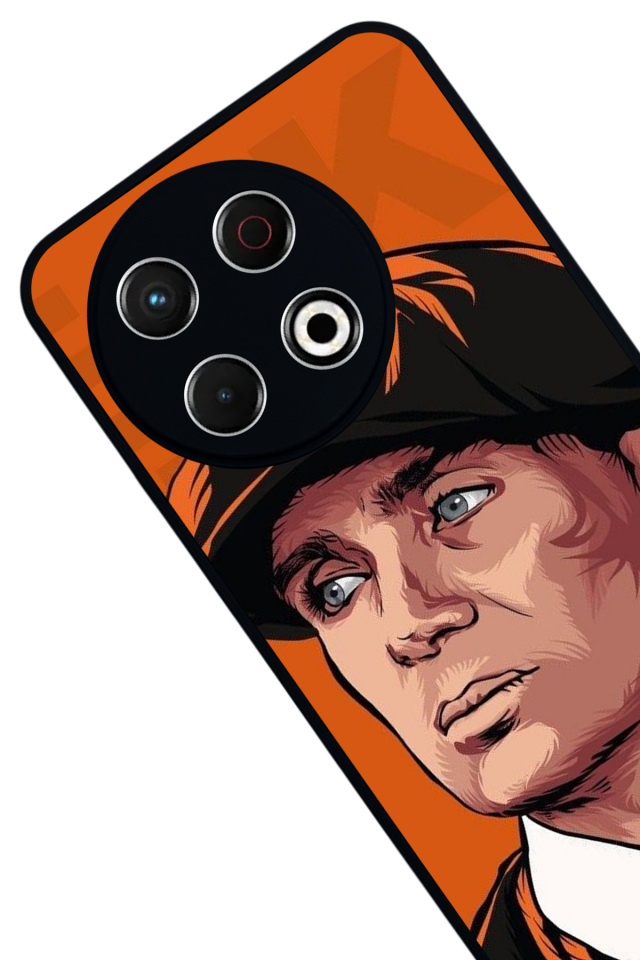 Tecno Spark 30 Pro Uyumlu Peaky Blinders Tasarımlı Glossy Premium Kılıf