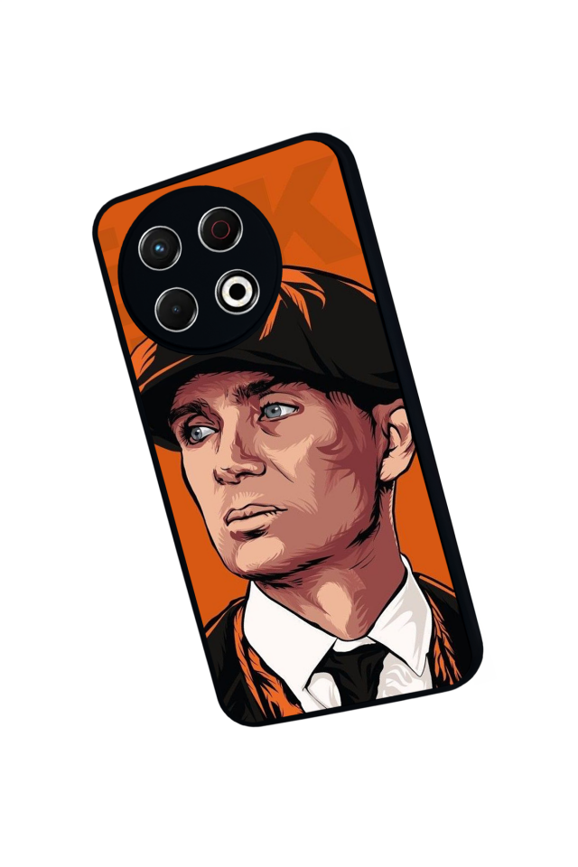 Tecno Spark 30 Pro Uyumlu Peaky Blinders Tasarımlı Glossy Premium Kılıf