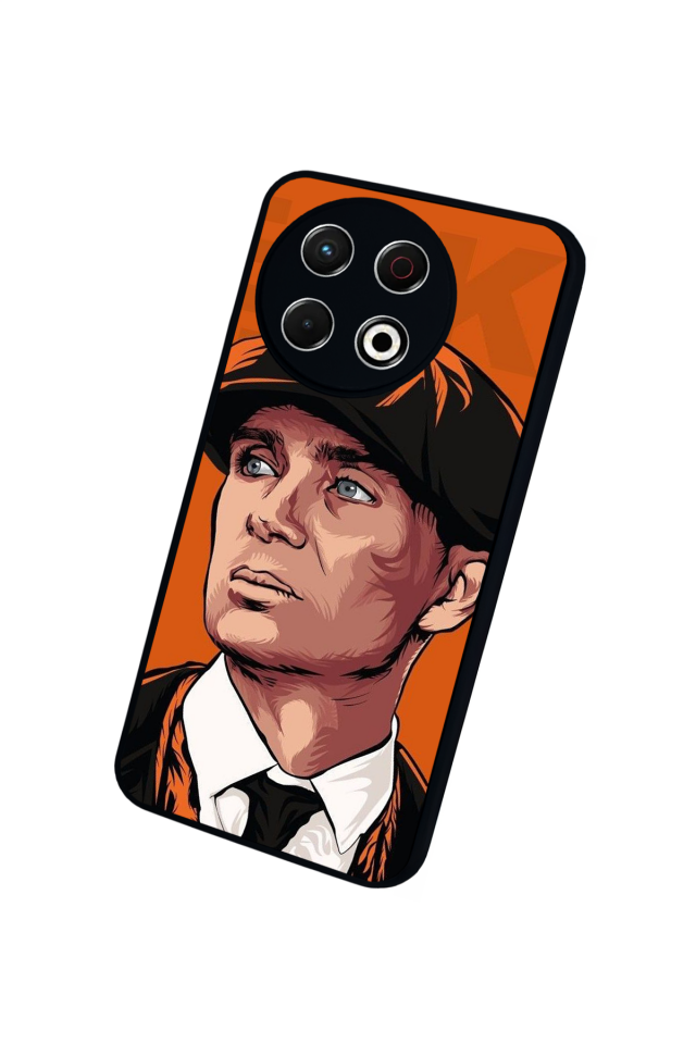 Tecno Spark 30 Pro Uyumlu Peaky Blinders Tasarımlı Glossy Premium Kılıf