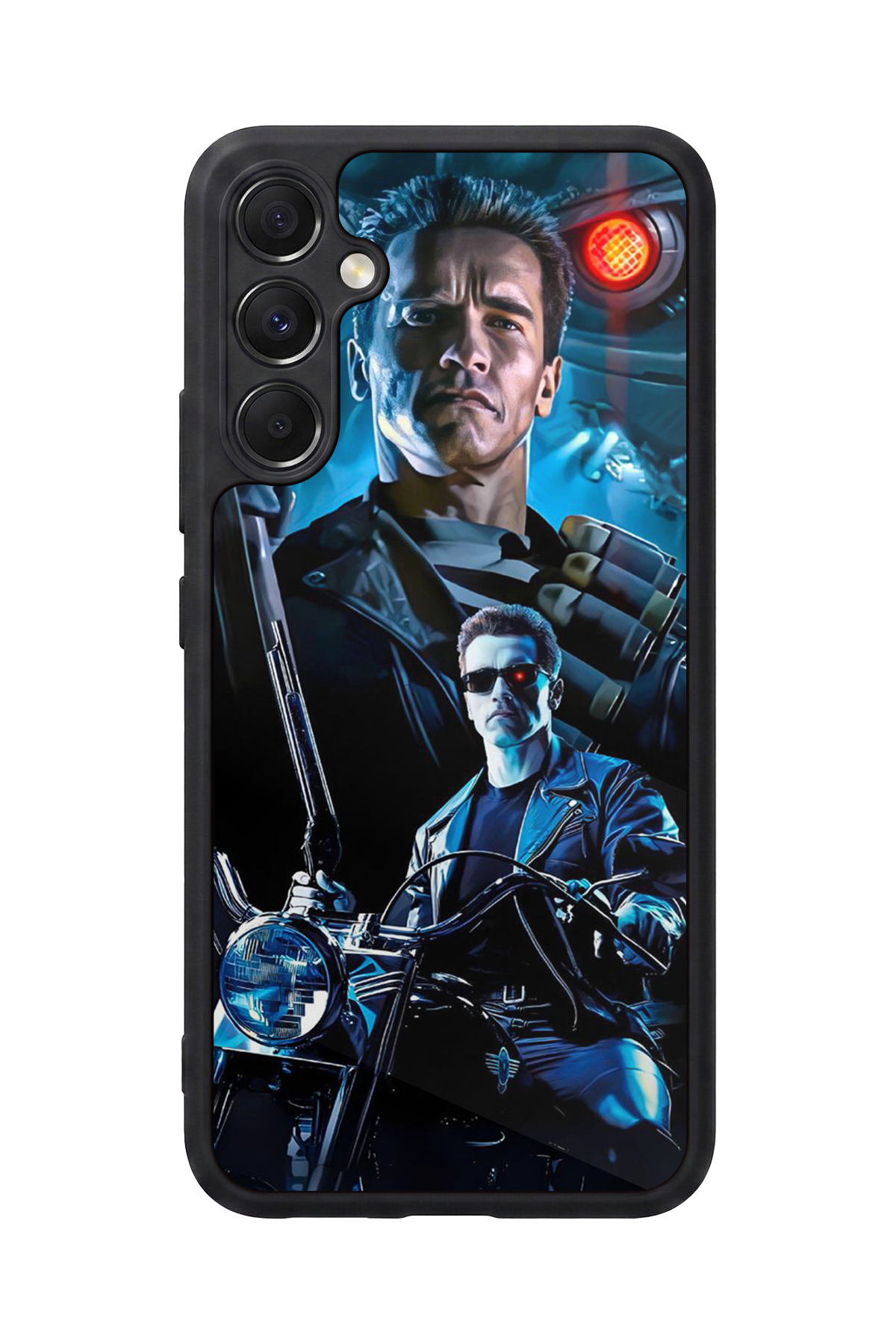 Samsung Galaxy M34 Uyumlu Terminator Tasarımlı Glossy Premium Kılıf