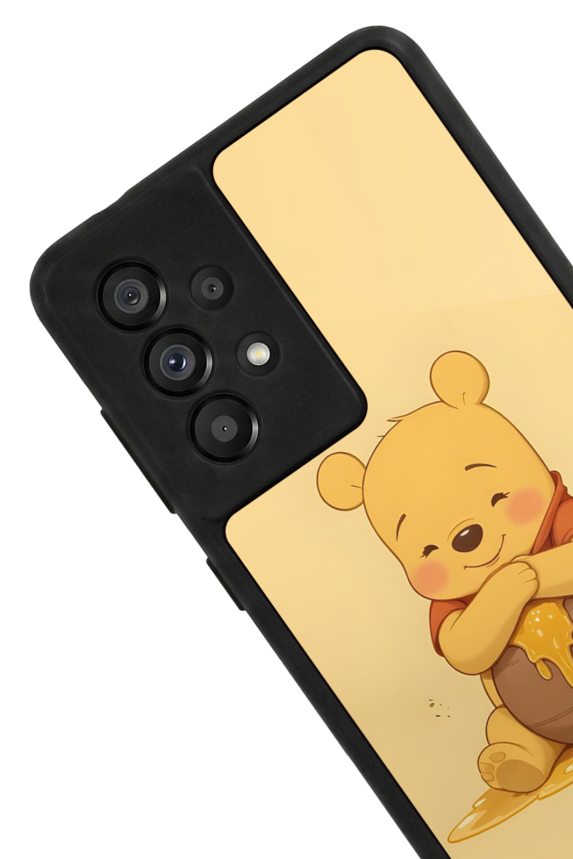 Samsung Galaxy A73 Uyumlu Winnie Tasarımlı Glossy Premium Kılıf