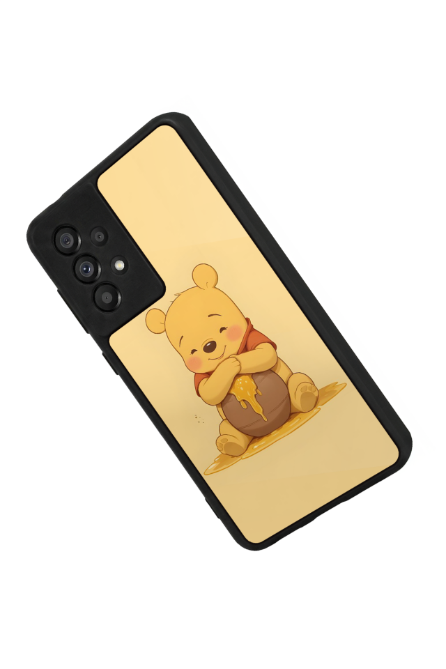 Samsung Galaxy A73 Uyumlu Winnie Tasarımlı Glossy Premium Kılıf