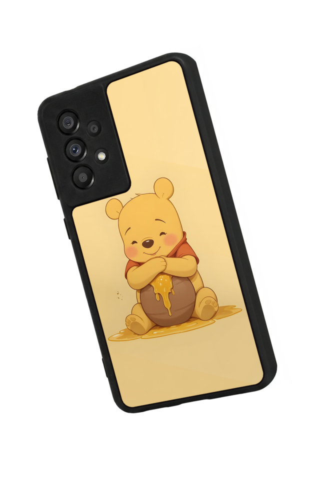 Samsung Galaxy A73 Uyumlu Winnie Tasarımlı Glossy Premium Kılıf
