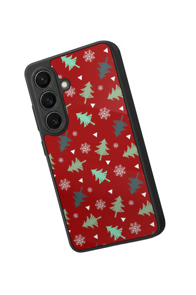 Samsung Galaxy S26 Uyumlu Yilbasi Christmas Tasarımlı Glossy Premium Kılıf