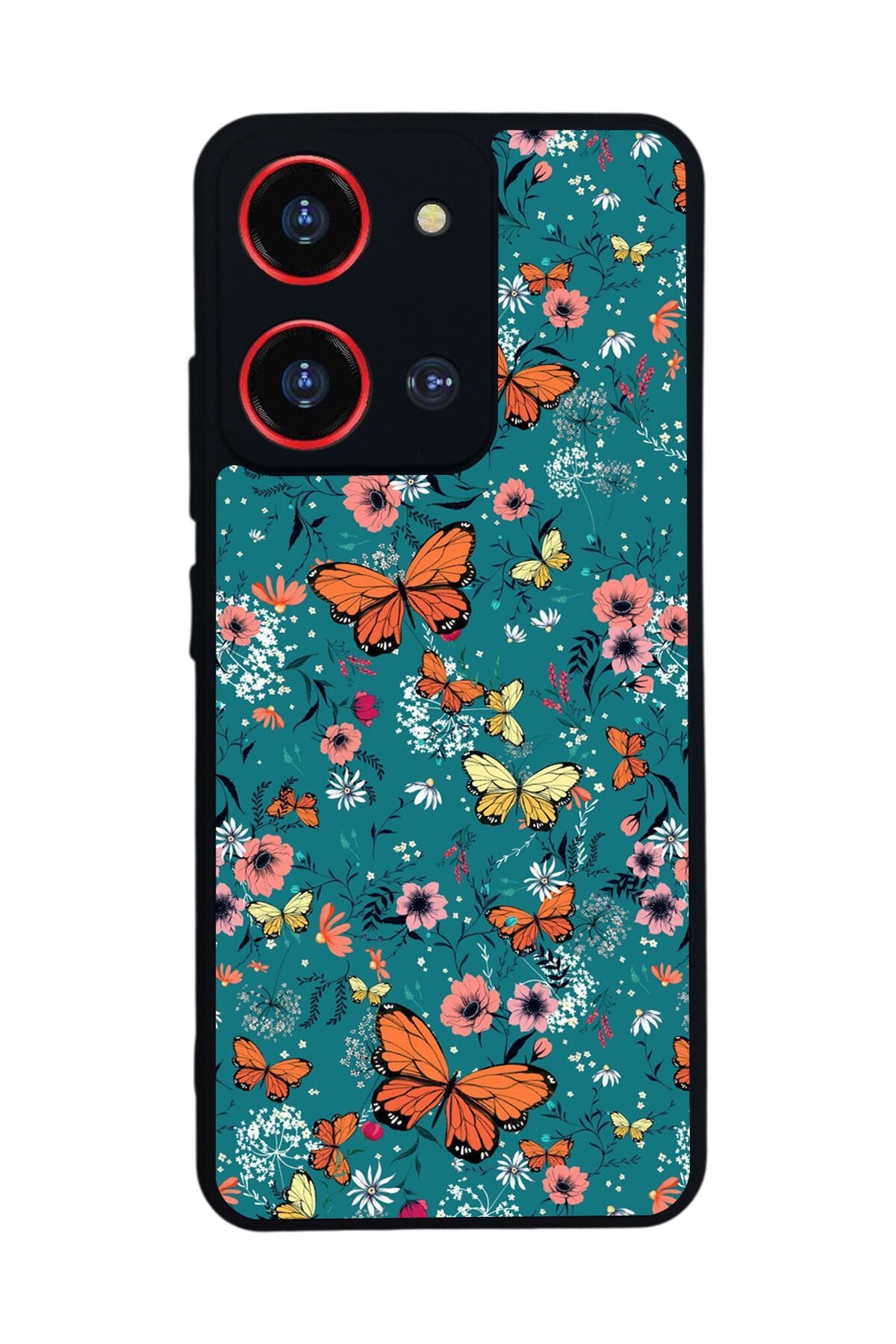Reeder S19 Max Pro S 108MP Uyumlu Floral Tasarımlı Glossy Premium Kılıf