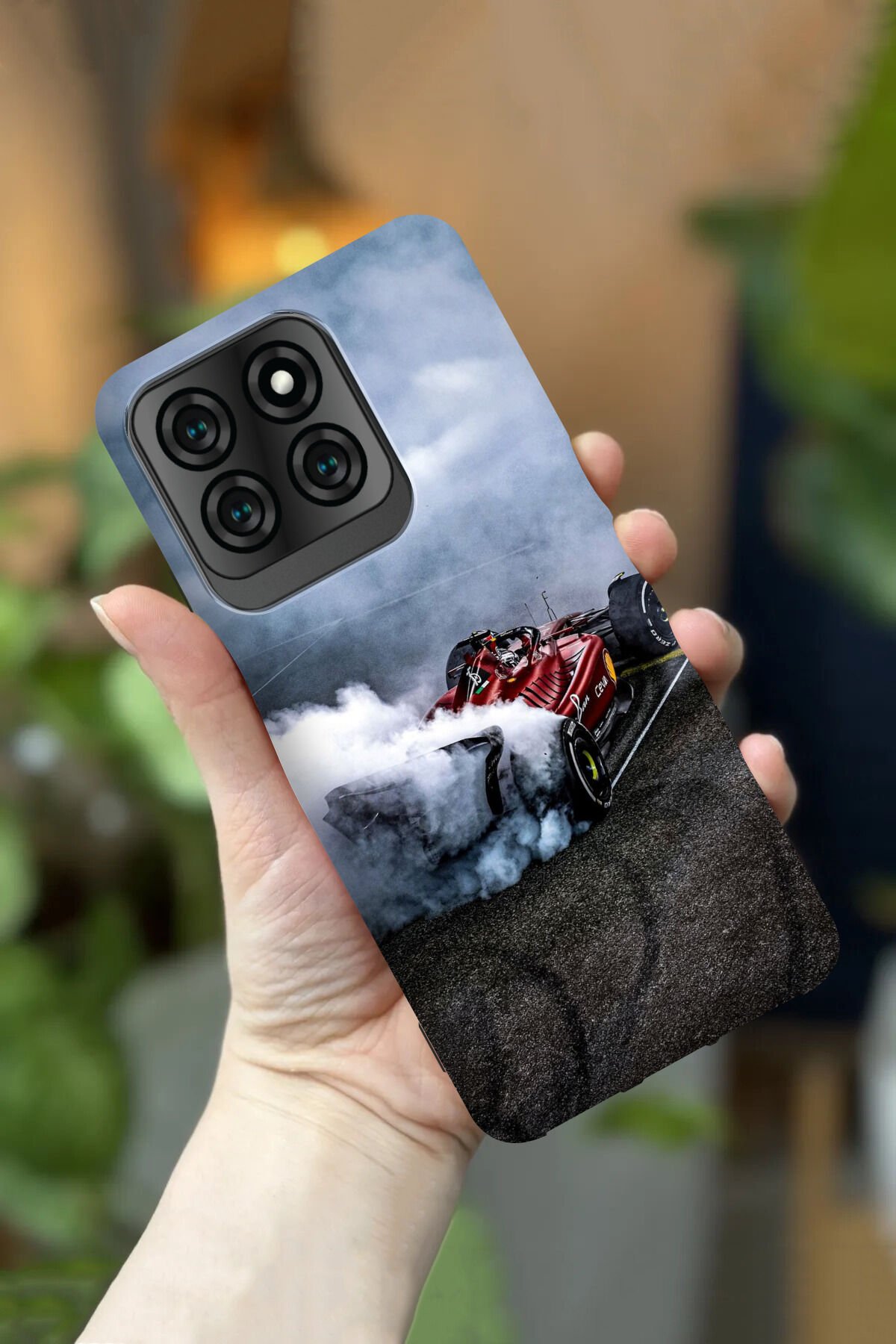 Reeder S71 Uyumlu Kamera Korumalı Formula Desenli HD Baskılı Silikon Kılıf