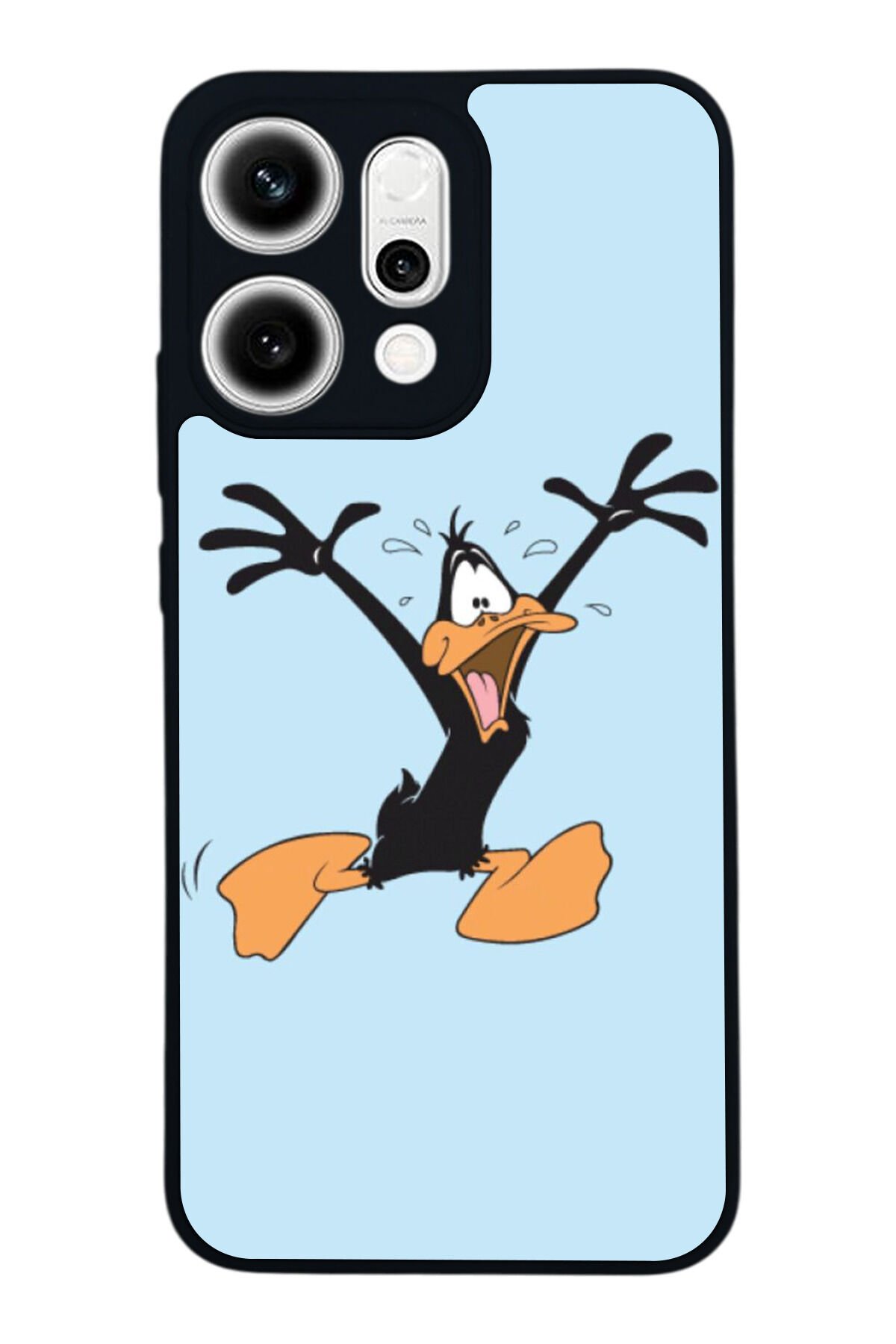 Oppo Reno 14 Uyumlu Daffy duck Tasarımlı Glossy Premium Kılıf