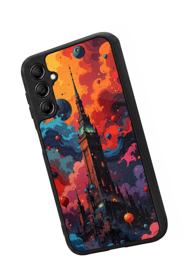 Samsung Galaxy A14 Uyumlu Abstract Tasarımlı Glossy Premium Kılıf