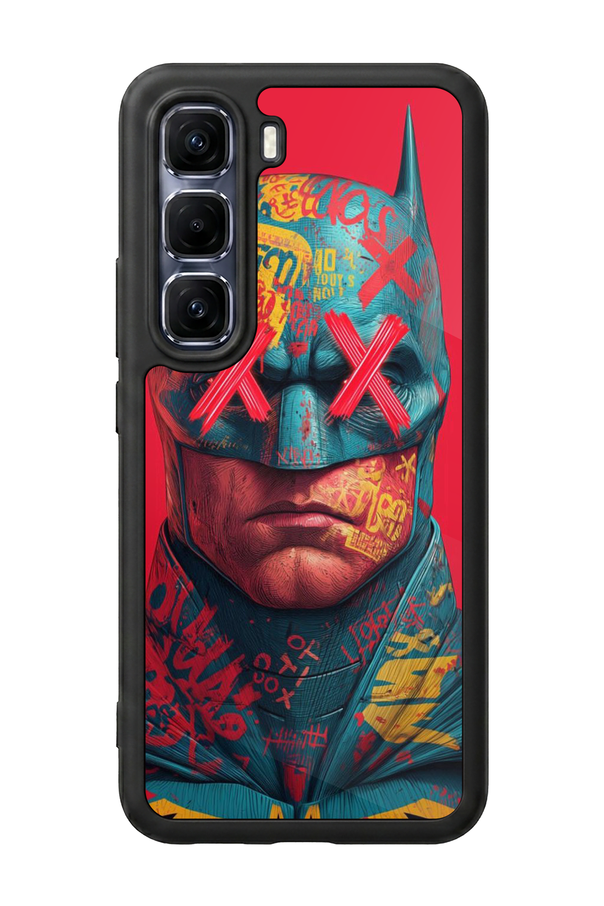 Infinix Hot 60 Pro Plus Uyumlu Batman Tasarımlı Glossy Premium Kılıf