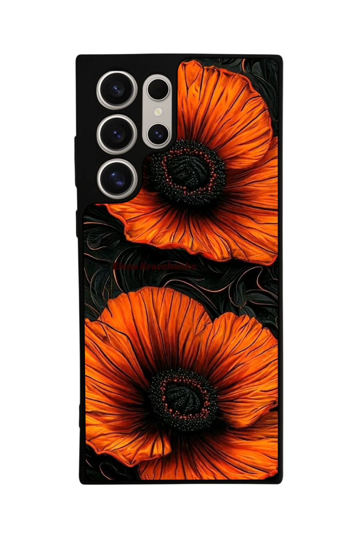 Samsung Galaxy S23 Ultra Uyumlu Botanik Tasarımlı Glossy Premium Kılıf